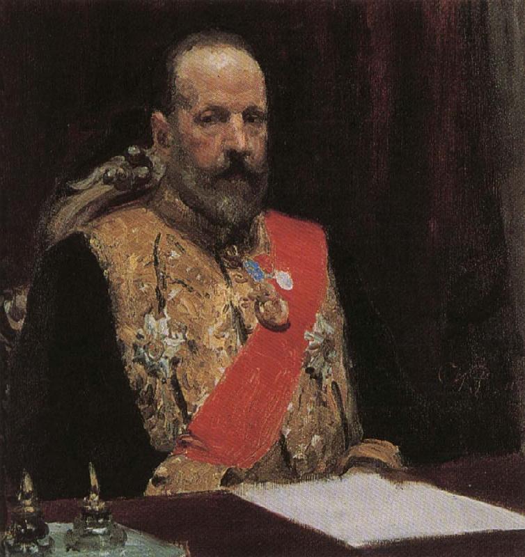 Ilya Repin Portrait of Sergei witte Germany oil painting art